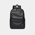 Zaino Uomo Daypack in Pelle Sintetica Impermeabile Laptop 14" Nero