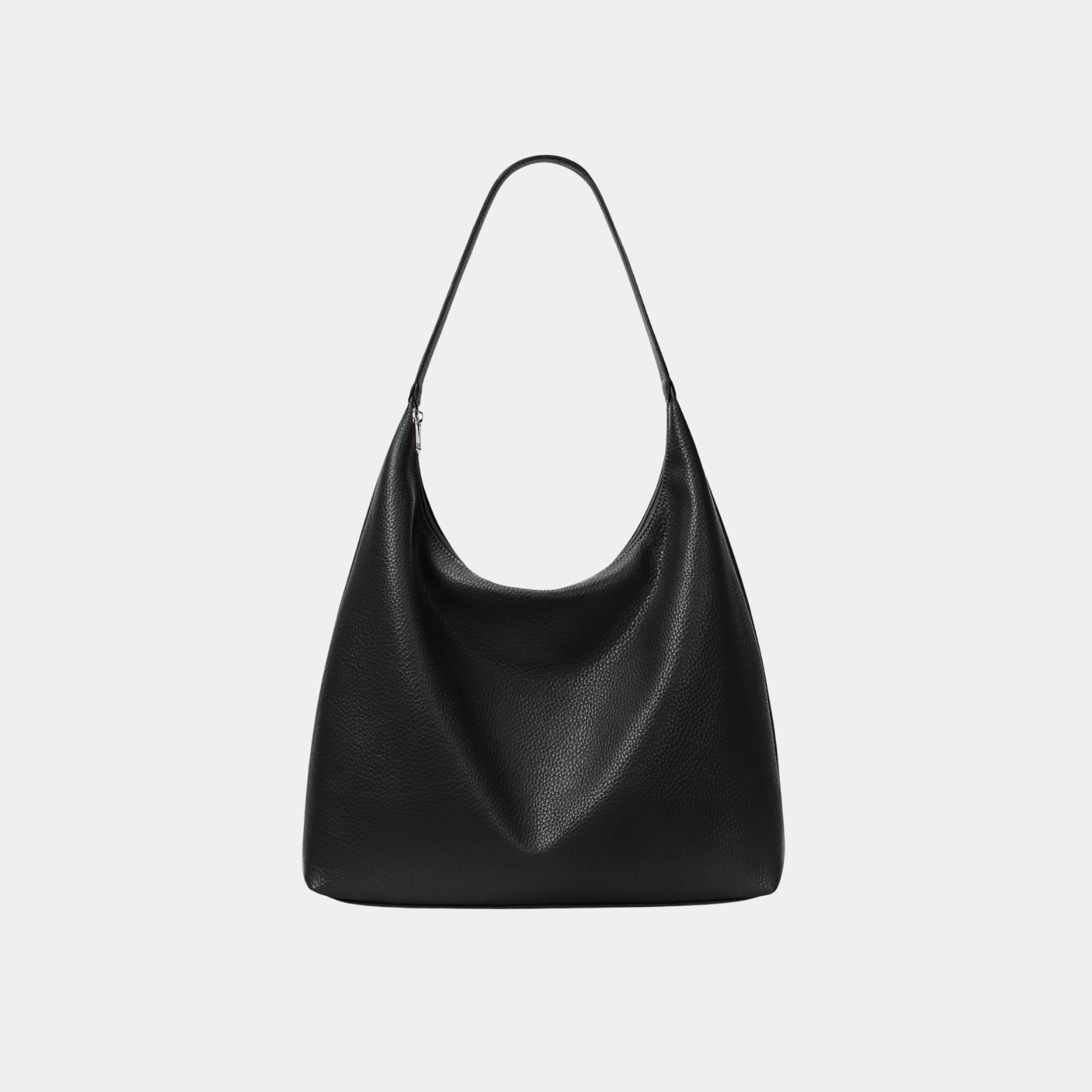 Borsa Tote Donna in Pelle Vegana Hobo Grande Capacità con Cerniera