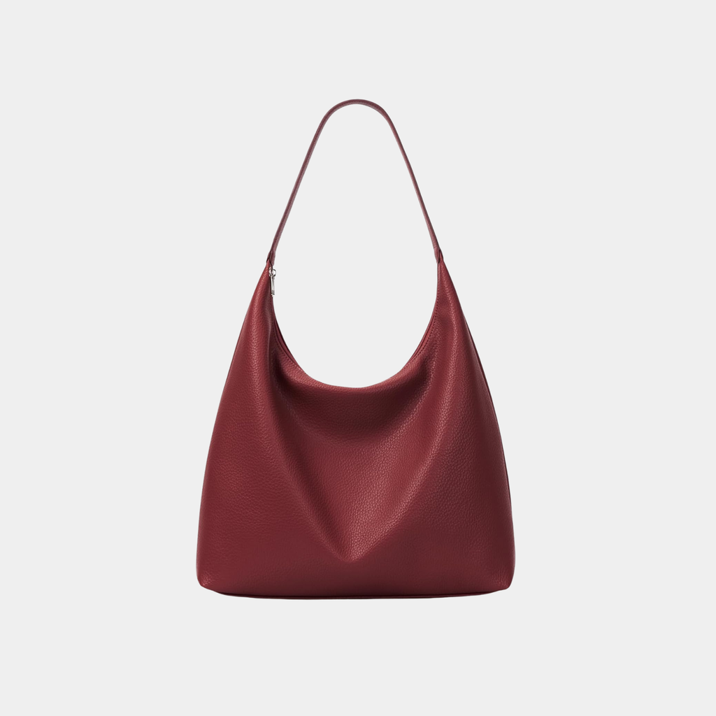 Borsa Tote Donna in Pelle Vegana Hobo Grande Capacità con Cerniera