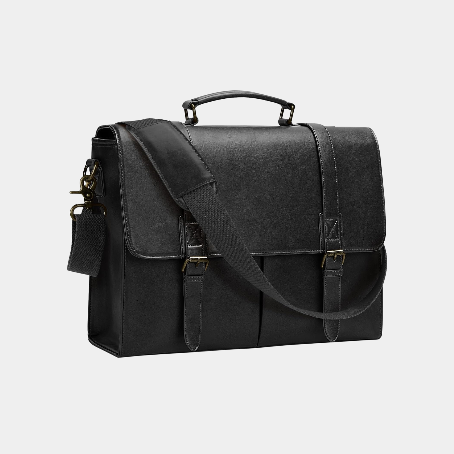 Borsa Porta PC Uomo 15,6" in Pelle PU Impermeabile – Stile Retrò