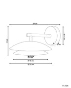 Lampe murale Blanc Métal