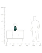 Lampe à poser Céramique Vert foncé
