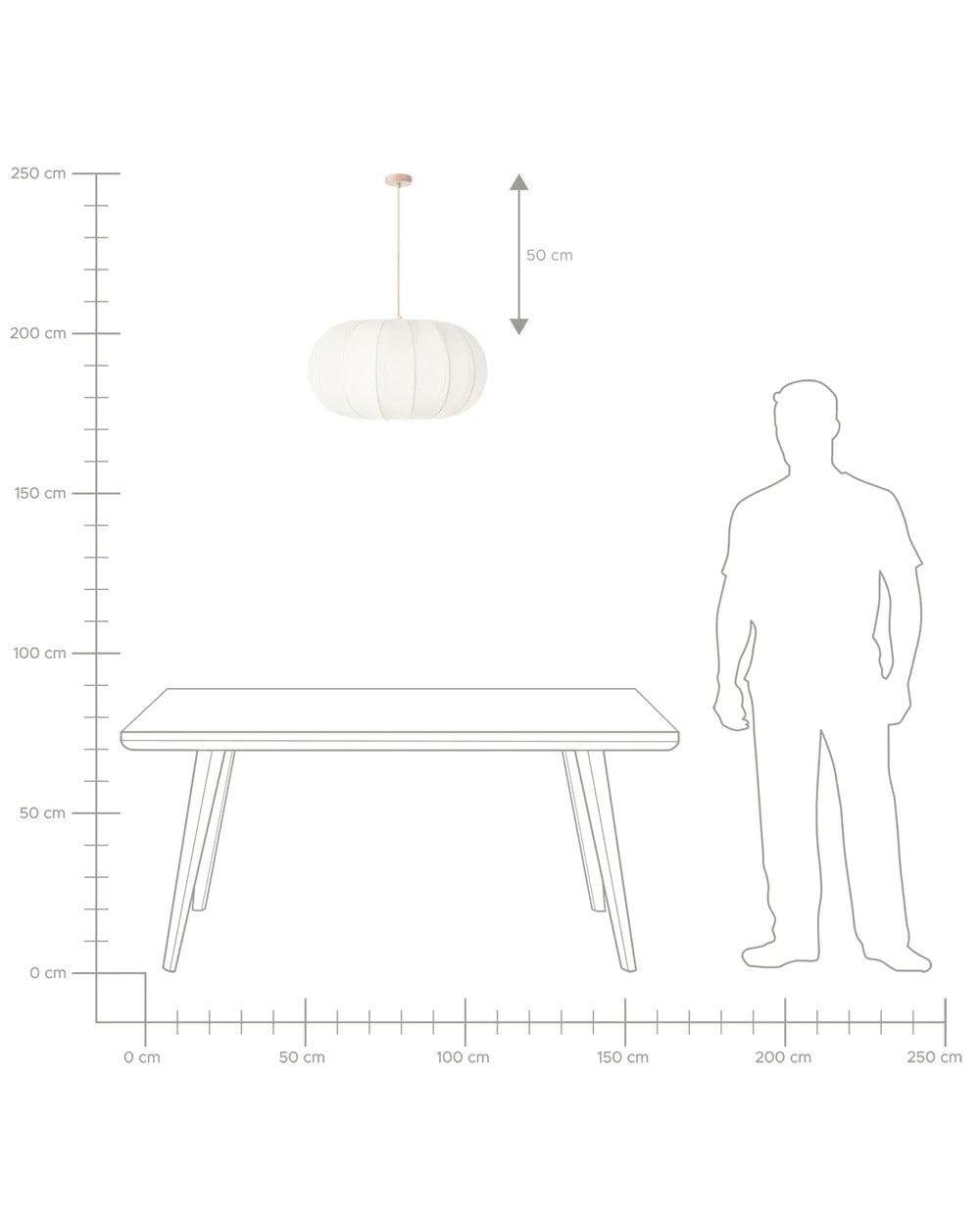 Lampe suspension Blanc