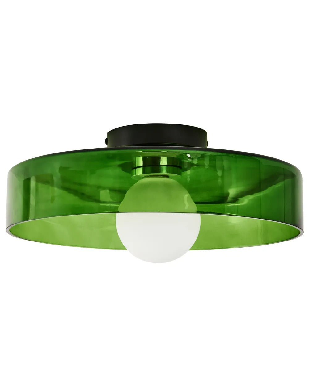 Plafonnier Verre Vert