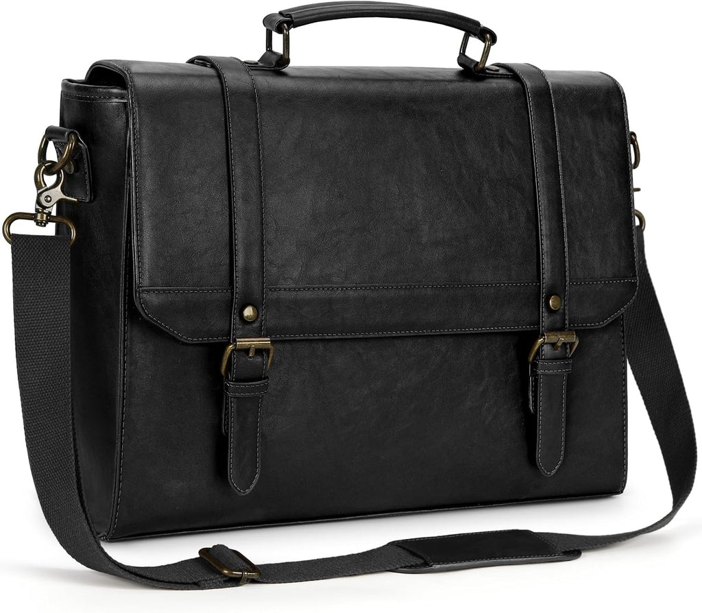 Borsa Porta PC Uomo Impermeabile 15,6" – Stile Vintage