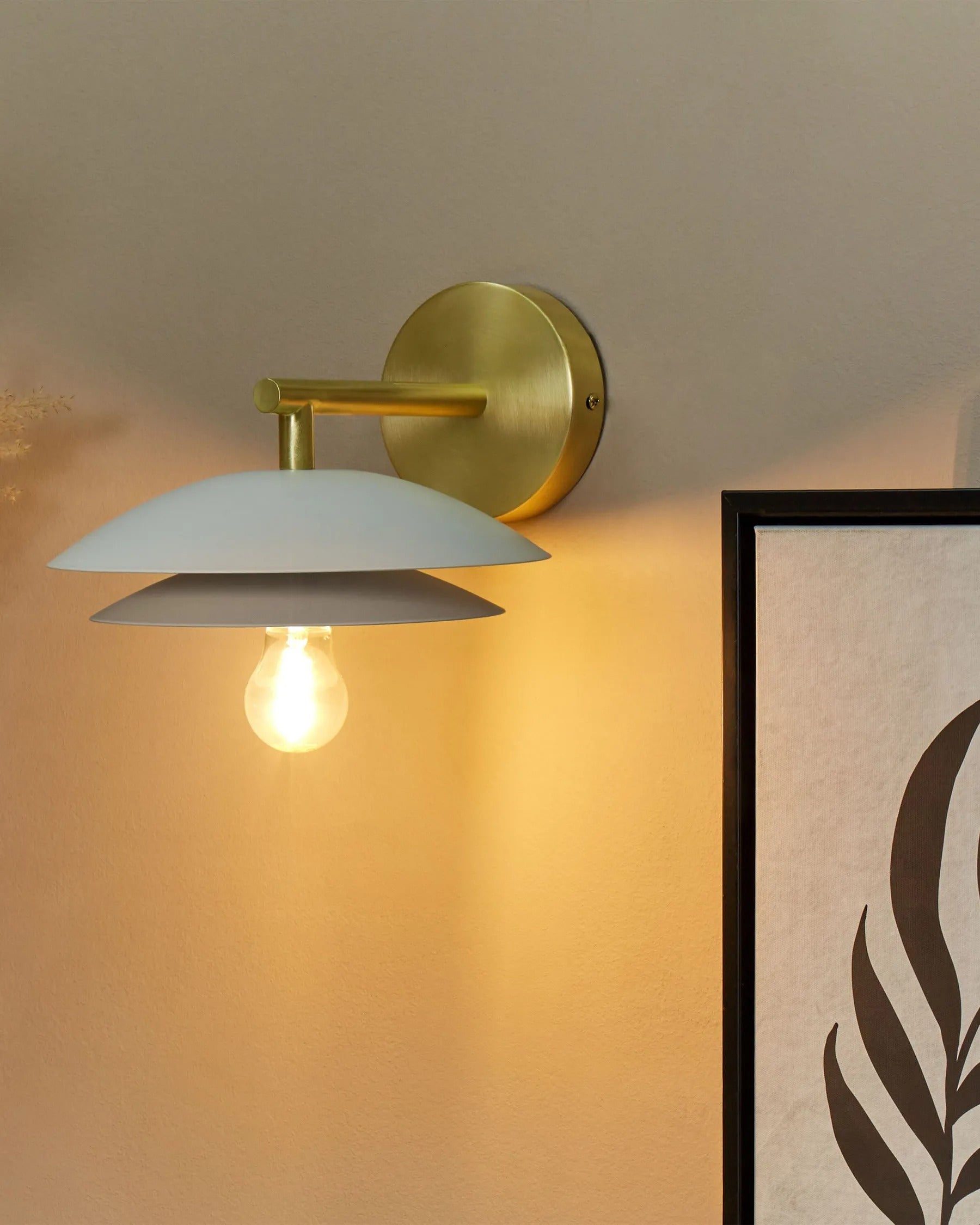 Lampe murale Blanc Métal