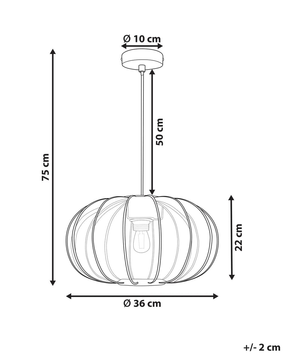 Lampe suspension Blanc