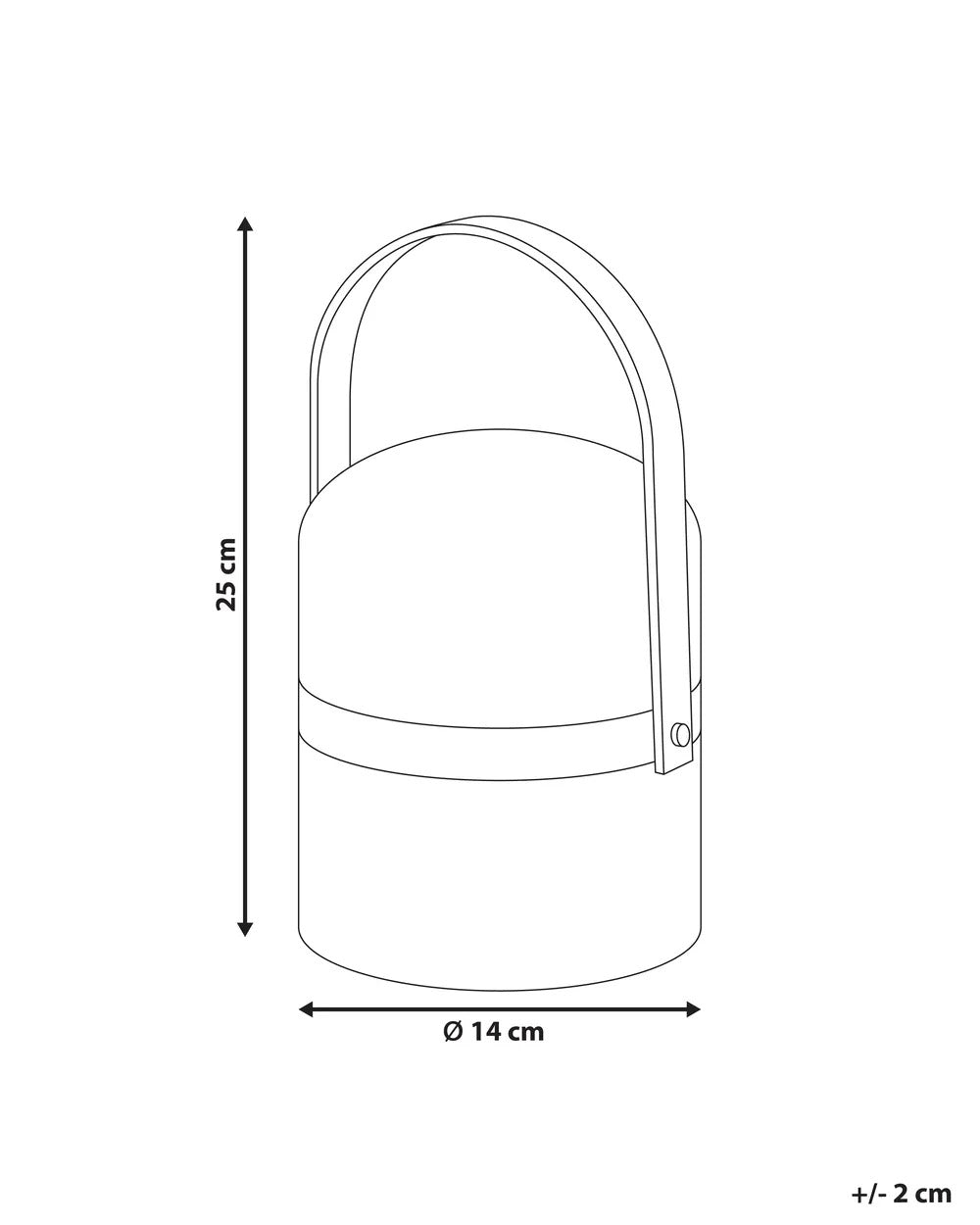 Lampe de table d'extérieur LED Avec télécommande Blanc