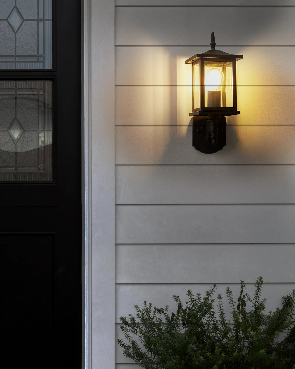 Lampe murale pour l'extérieur Noir
