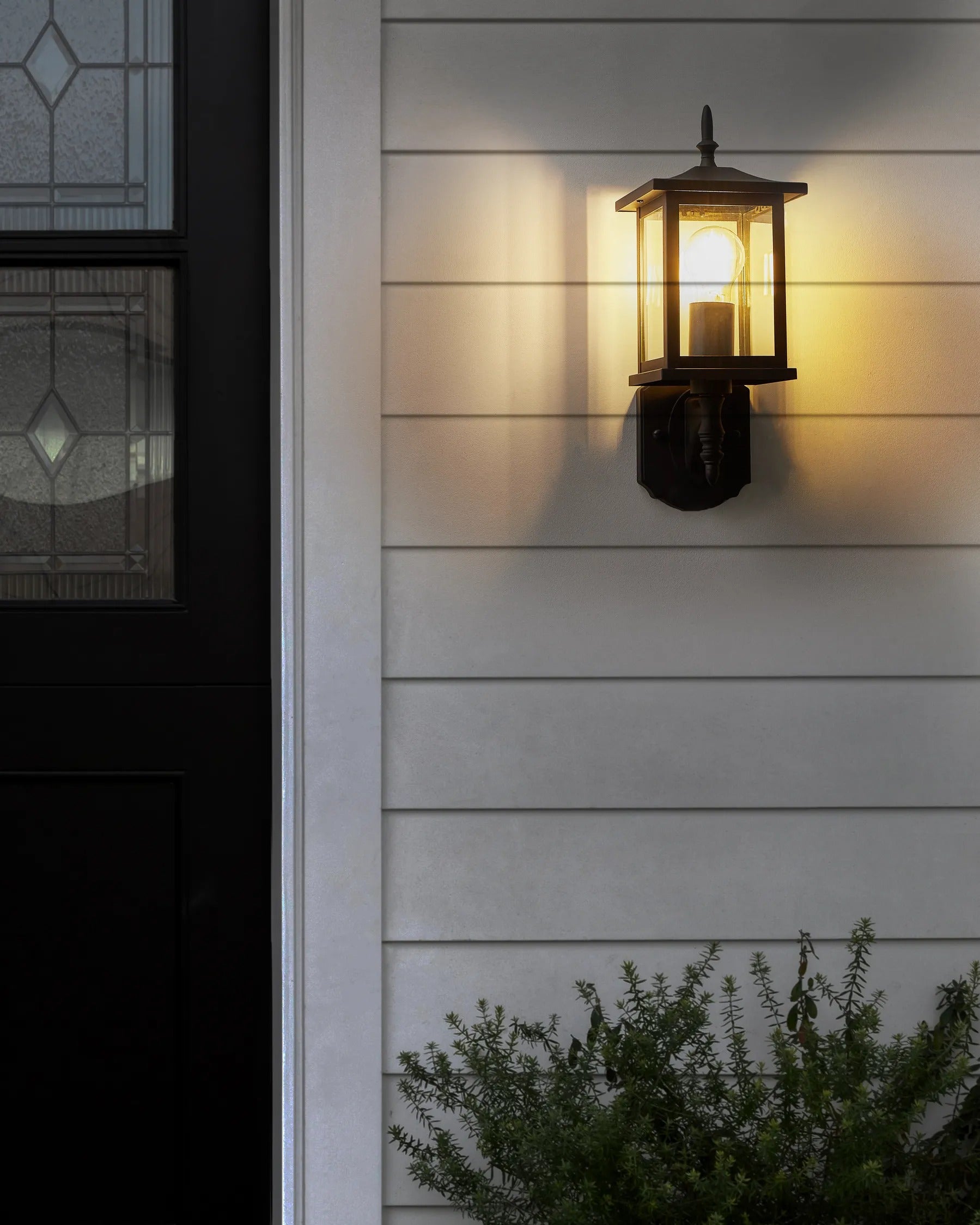 Lampe murale pour l'extérieur Noir