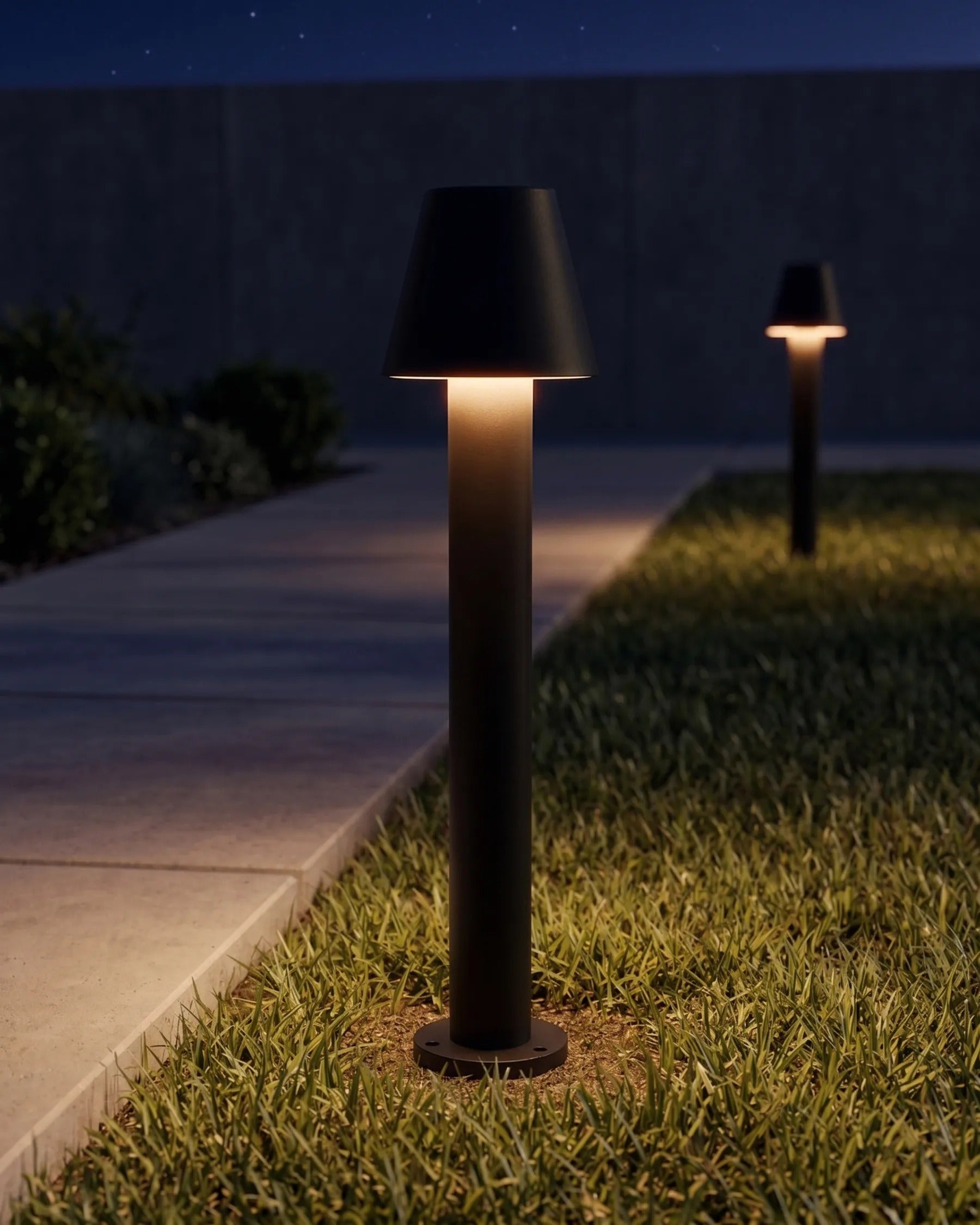 Borne d'extérieur LED Noir