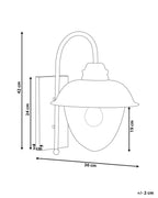 Lampe murale pour l'extérieur Noir