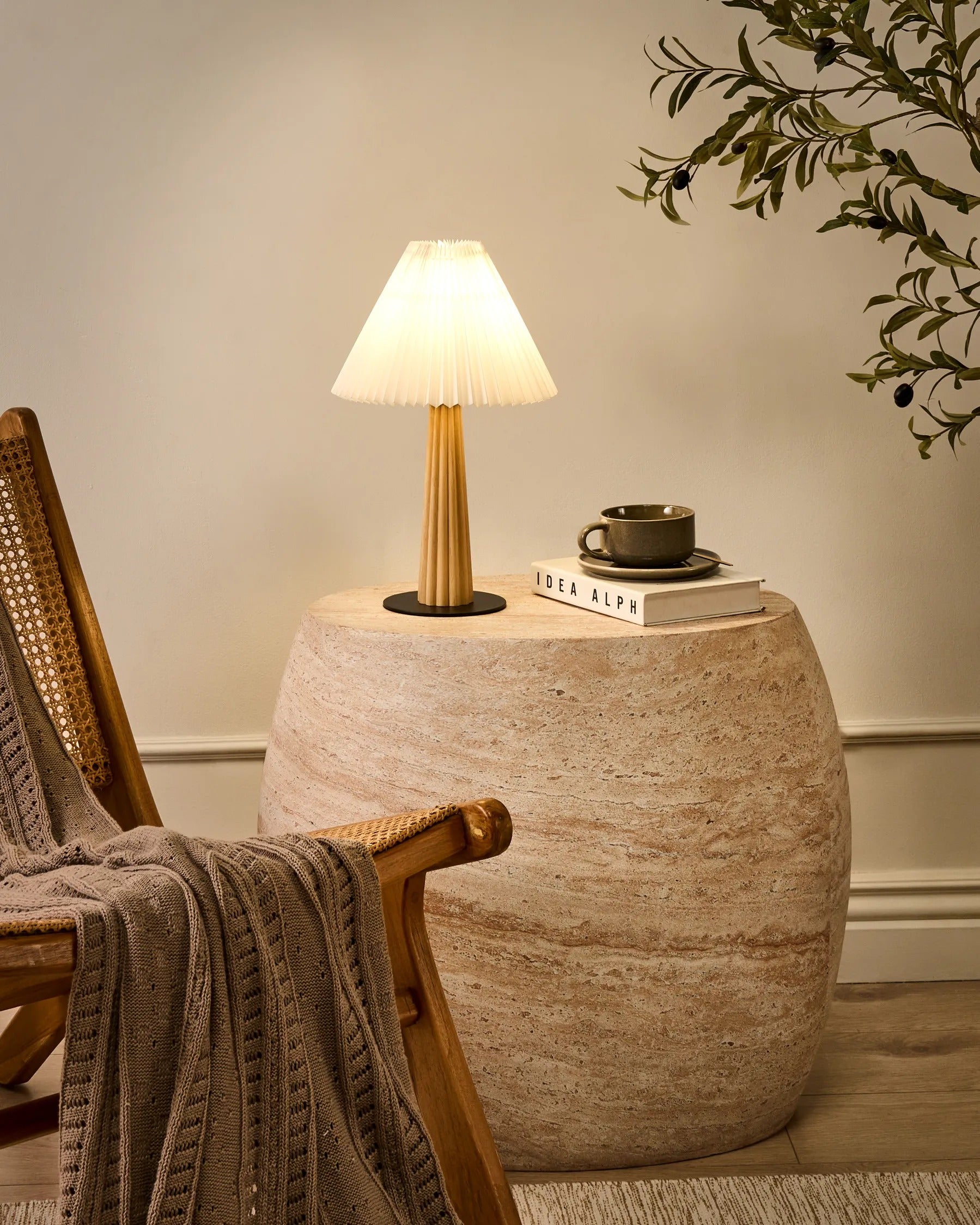 Lampe à poser Bois Naturel