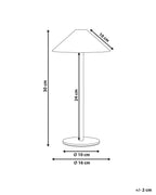 Lampe de table LED sans fil Avec variateur Métal Doré