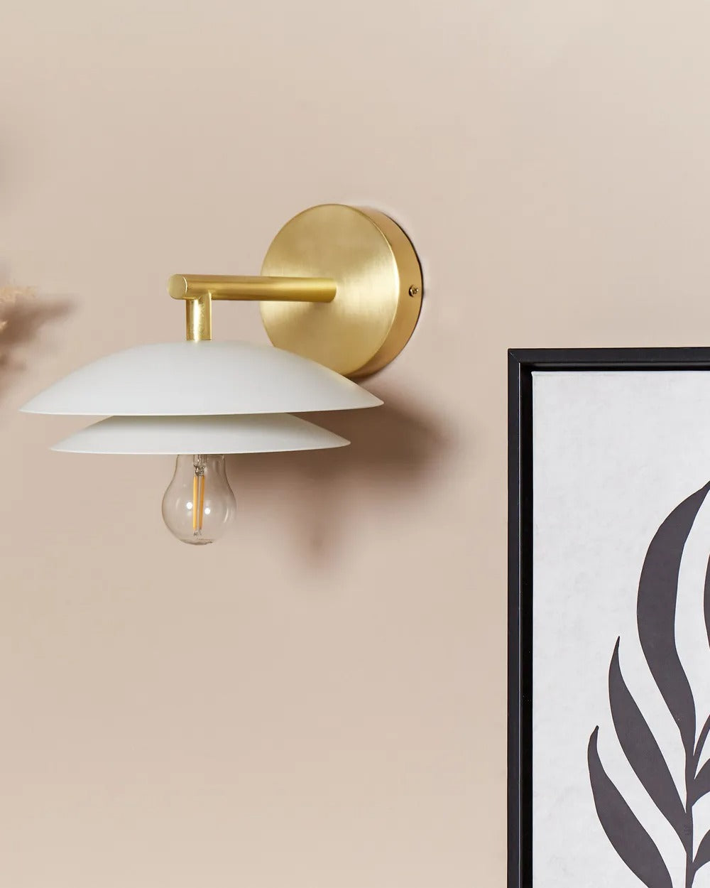 Lampe murale Blanc Métal