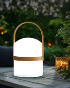 Lampe de table d'extérieur LED Avec télécommande Blanc