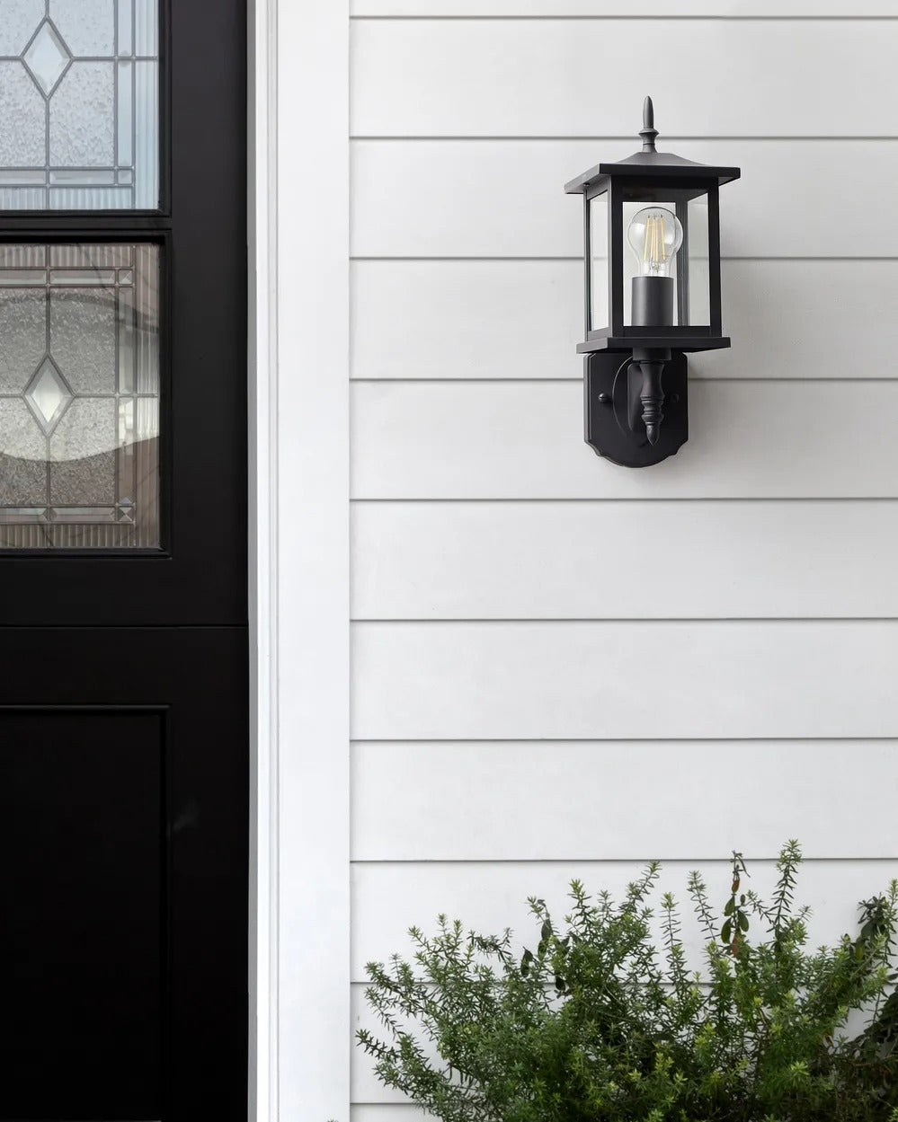 Lampe murale pour l'extérieur Noir