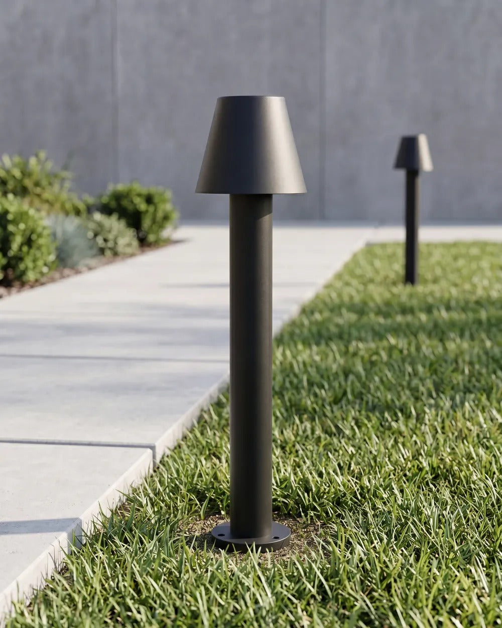 Borne d'extérieur LED Noir