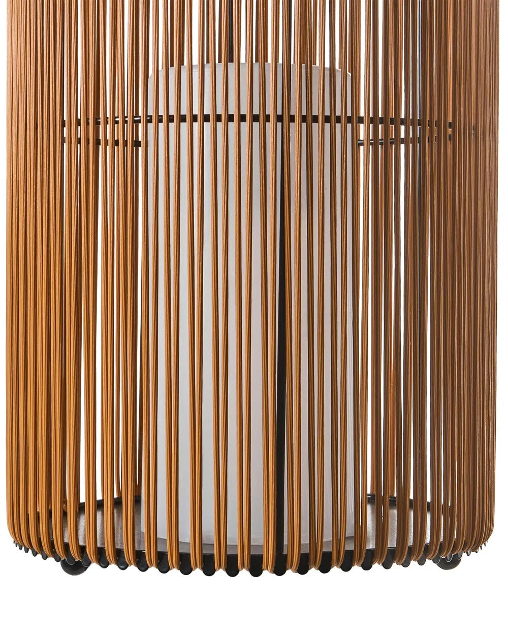 Lanterne à énergie solaire 53 cm Marron