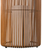 Lanterne à énergie solaire 53 cm Marron