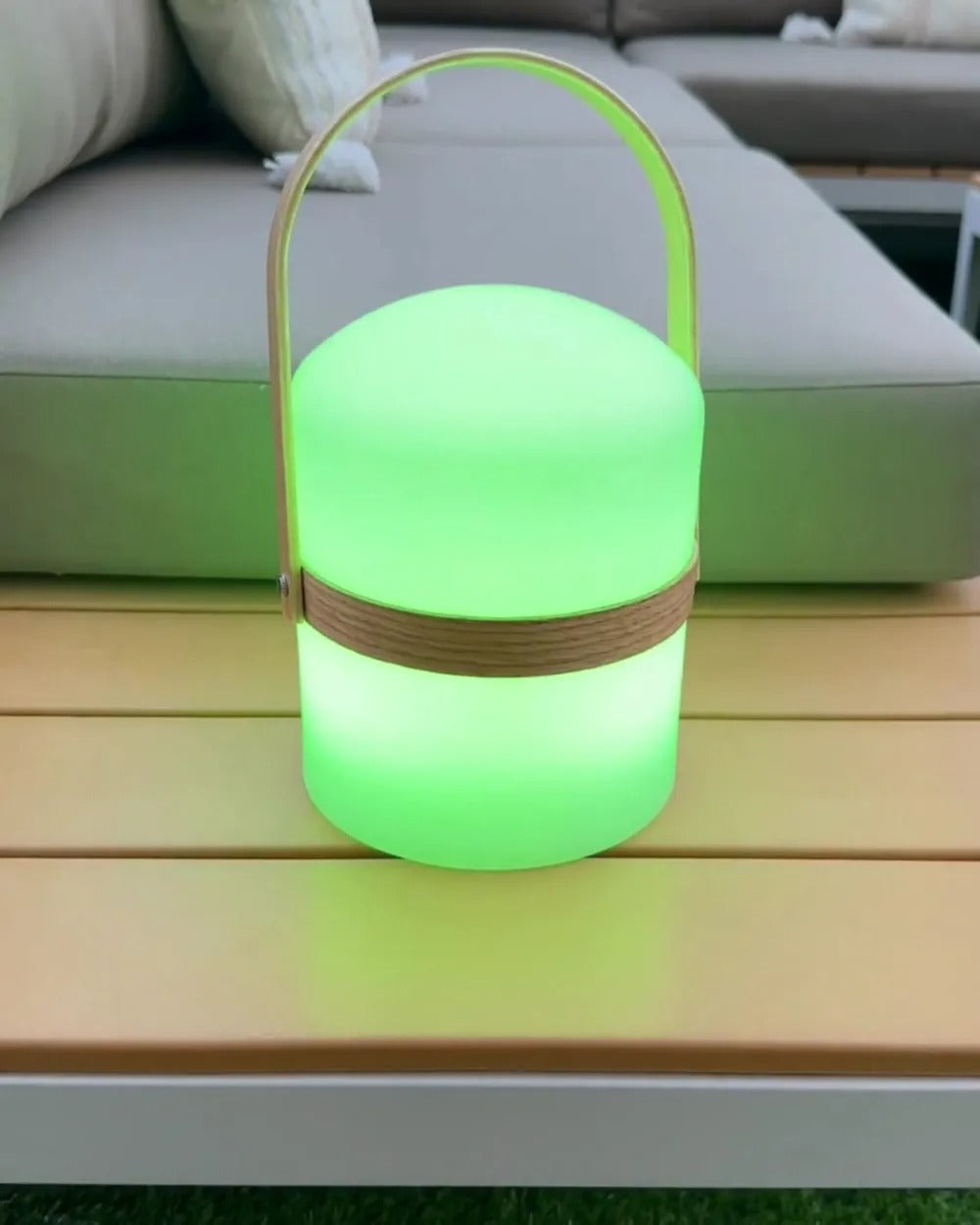 Lampe de table d'extérieur LED Avec télécommande Blanc