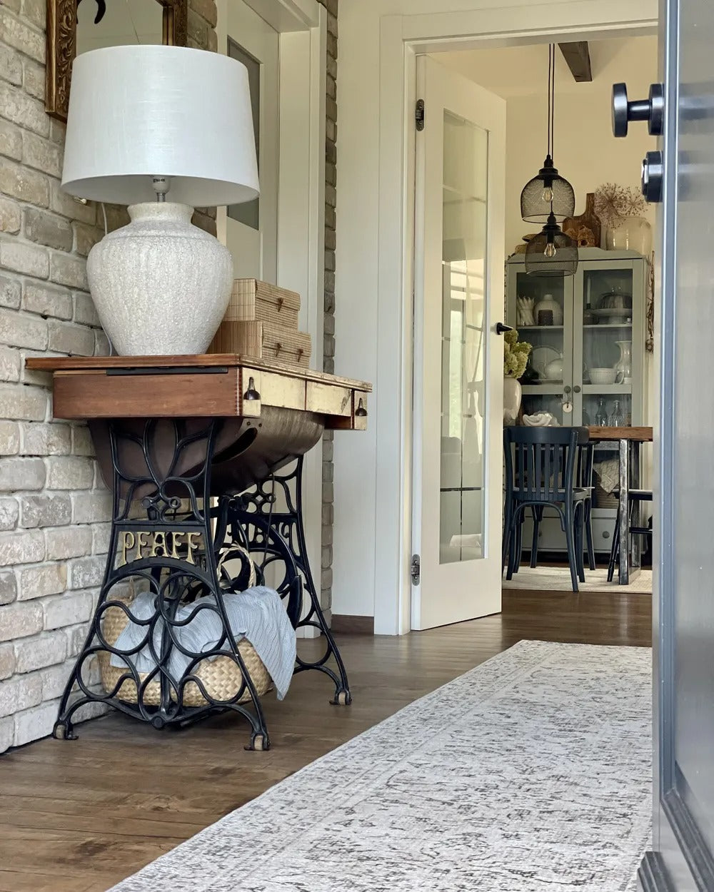Lampe à poser Céramique Beige clair