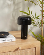 Lampe de table LED sans fil Avec variateur Métal Noir