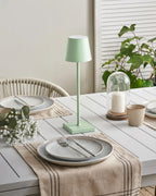 Lampe de table LED sans fil Métal Vert clair