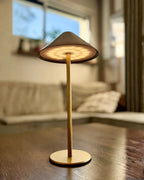 Lampe de table LED sans fil Avec variateur Métal Doré