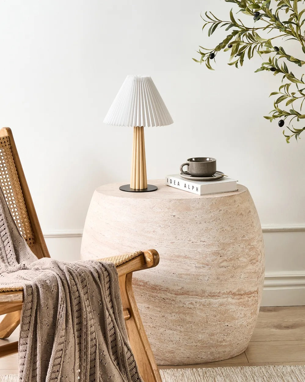 Lampe à poser Bois Naturel