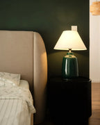 Lampe à poser Céramique Vert foncé