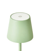 Lampe de table LED sans fil Métal Vert clair