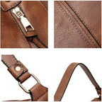 Borsa a Spalla Donna Hobo in Pelle PU con Tracolla Rimovibile