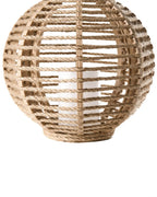 Lot de 2 lanternes à énergie solaire 30 cm Naturel