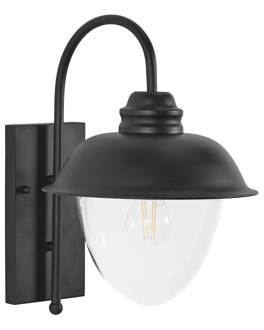 Lampe murale pour l'extérieur Noir
