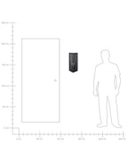 Lampe murale pour l'extérieur Noir