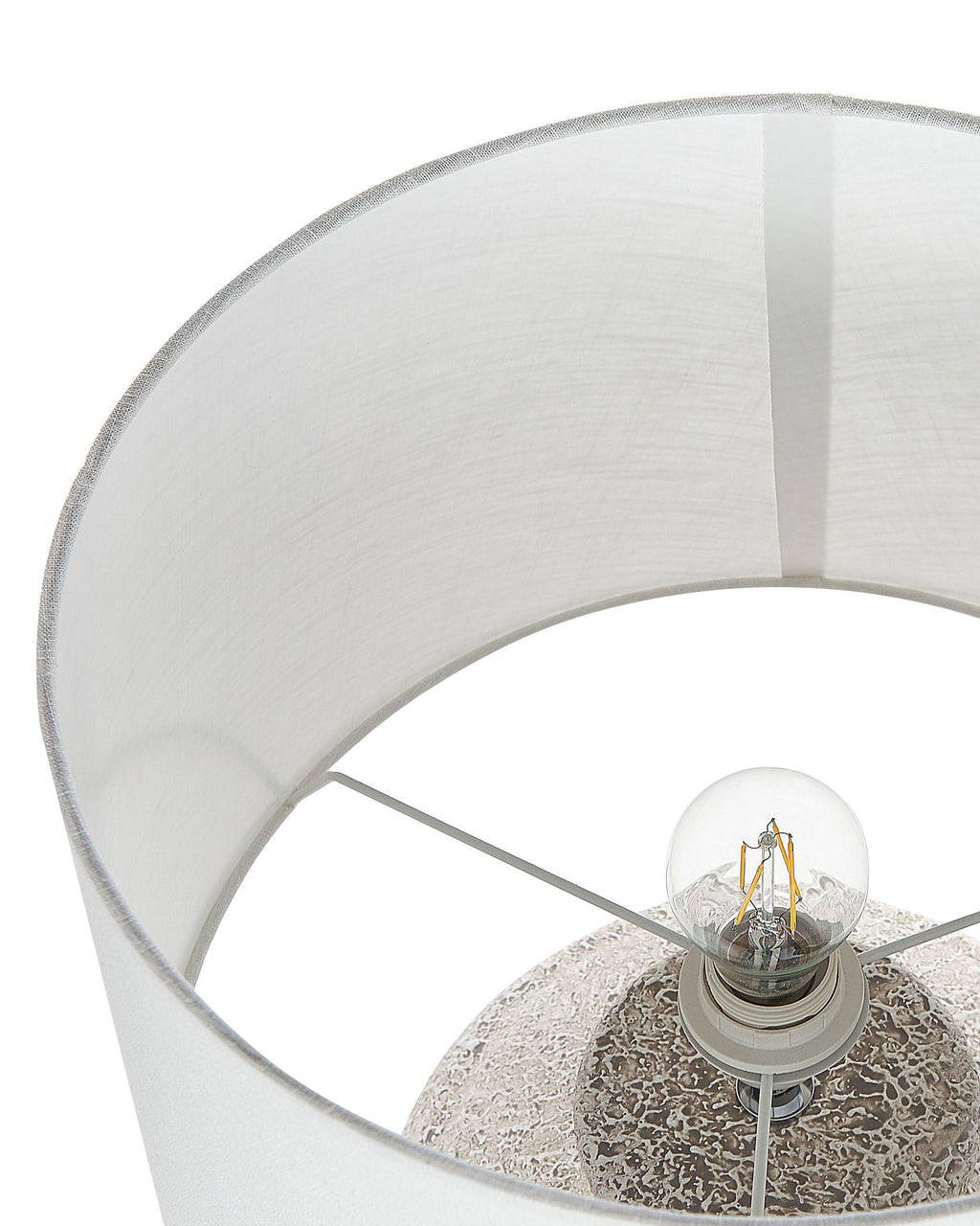 Lampe à poser Céramique Beige clair