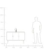 Lampe de table d'extérieur LED Avec télécommande Blanc
